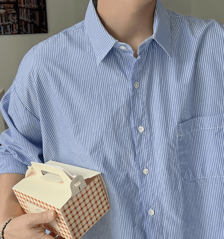 BLUE STRIPE SHIRT