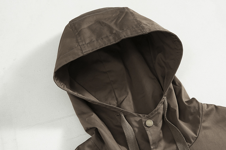 BROWN WINDBREAK JACKET