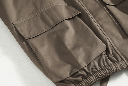 BROWN WINDBREAK JACKET