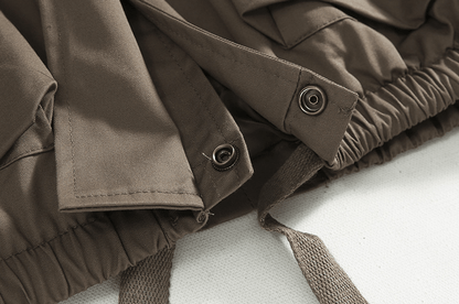 BROWN WINDBREAK JACKET