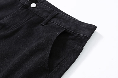 BLACK CARPENTER STRAIGHT PANTS