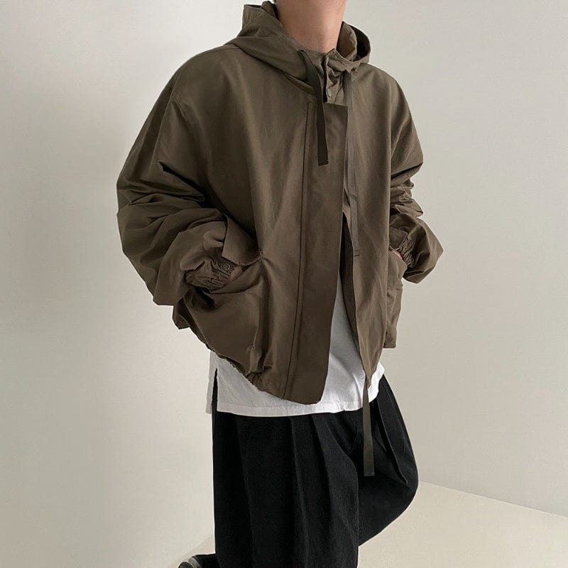 BROWN WINDBREAK JACKET