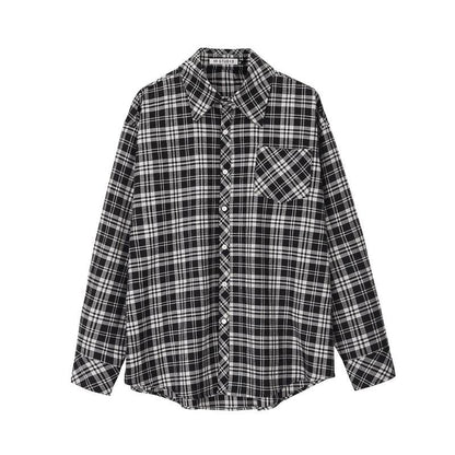 OVERSIZED BLACK SQUARE SHIRT