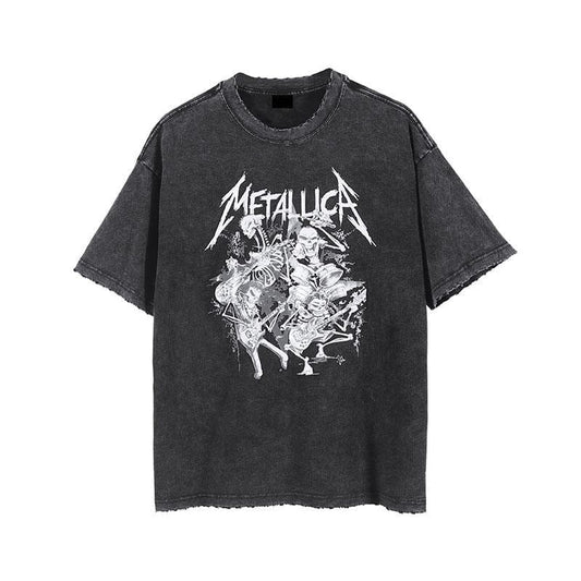 DISTRESSED METALLICA GRAPHIC TEE