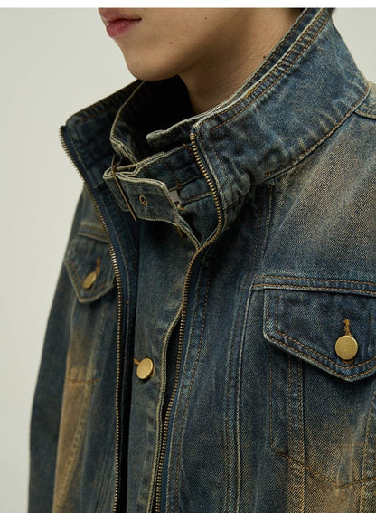 MOTOR BLUE DENIM JACKET