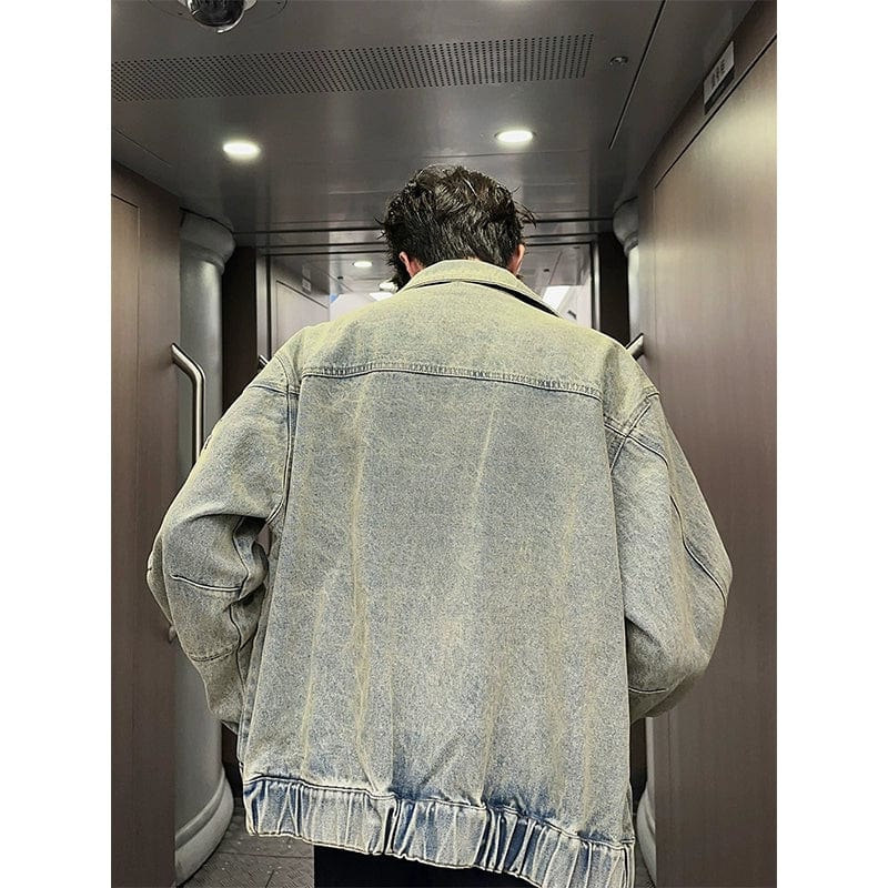 WASHED GREY DENIM JACKET