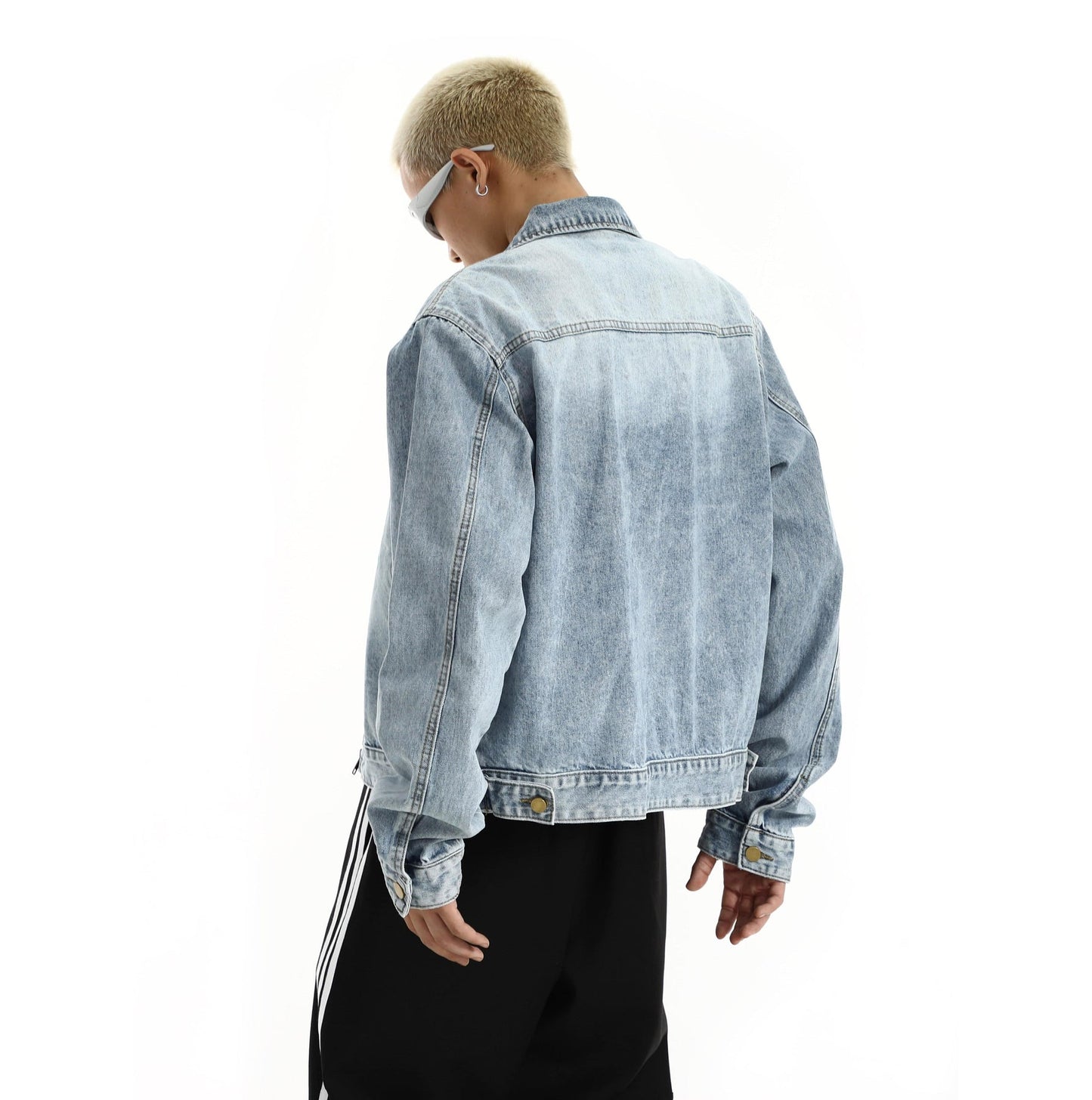 WASHED BLUE DENIM JACKET