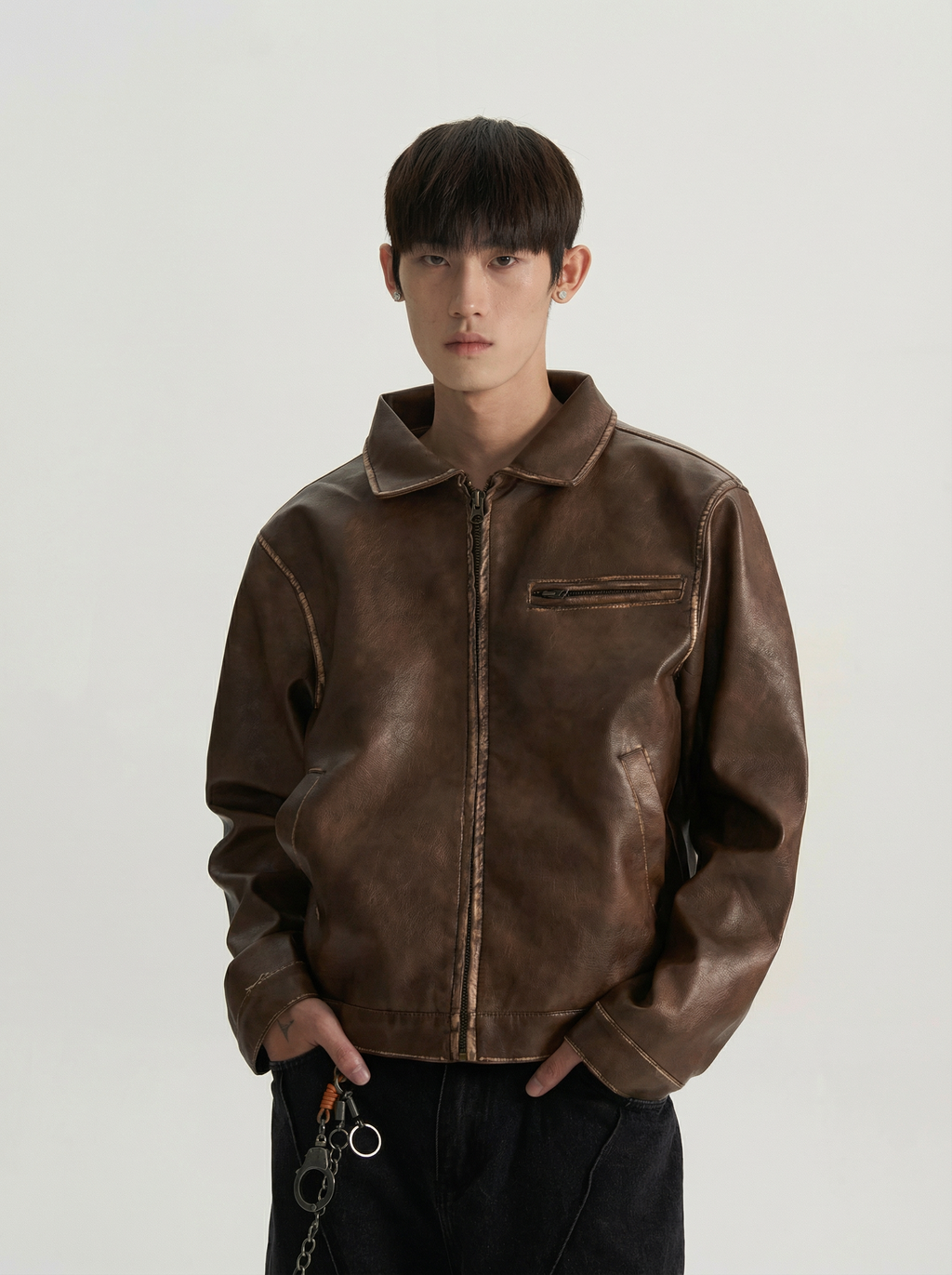 REFINED VINTAGE LEATHER JACKET