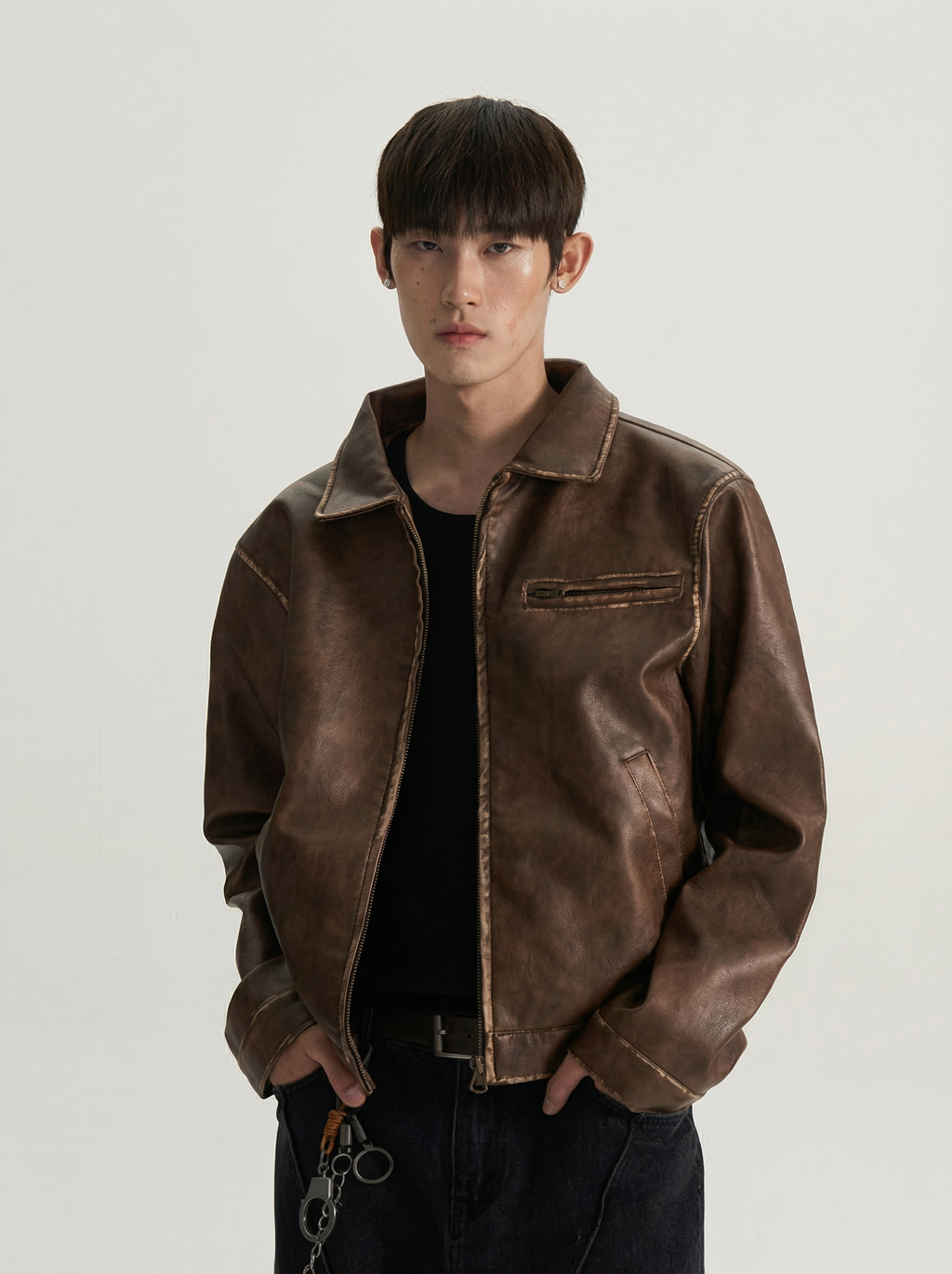 REFINED VINTAGE LEATHER JACKET