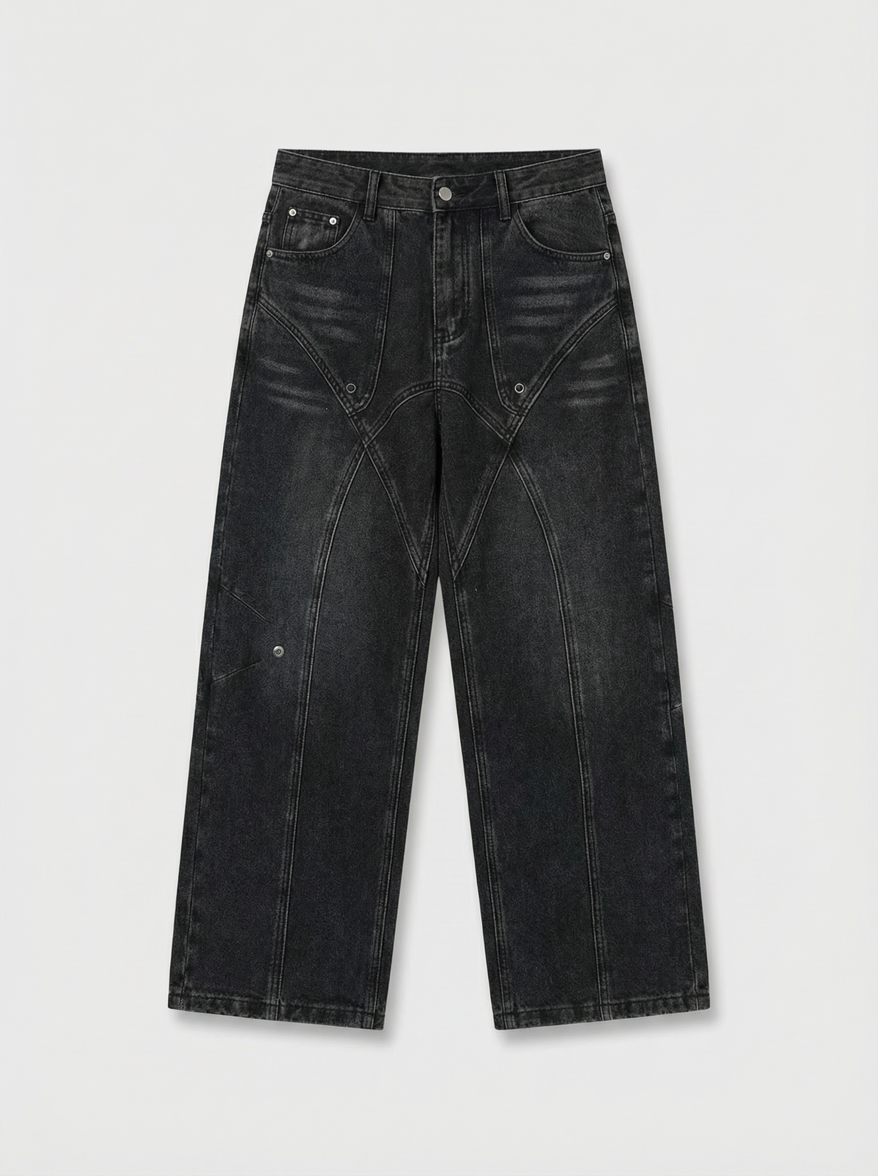 BLACK RODEO DENIM JEANS