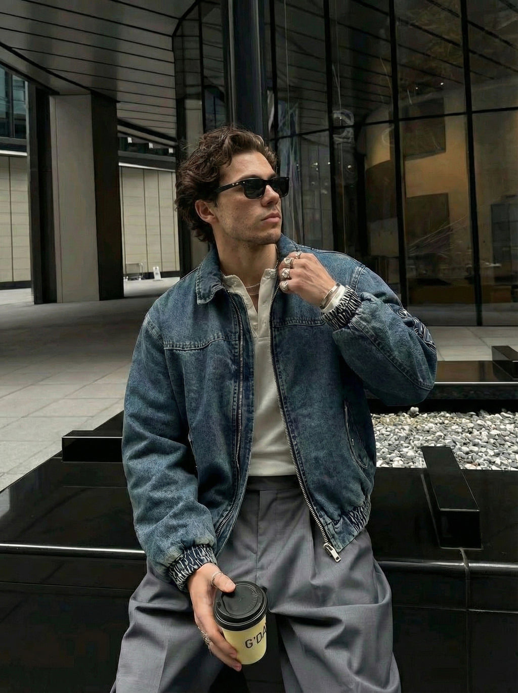 KLEM DENIM BOXY JACKET