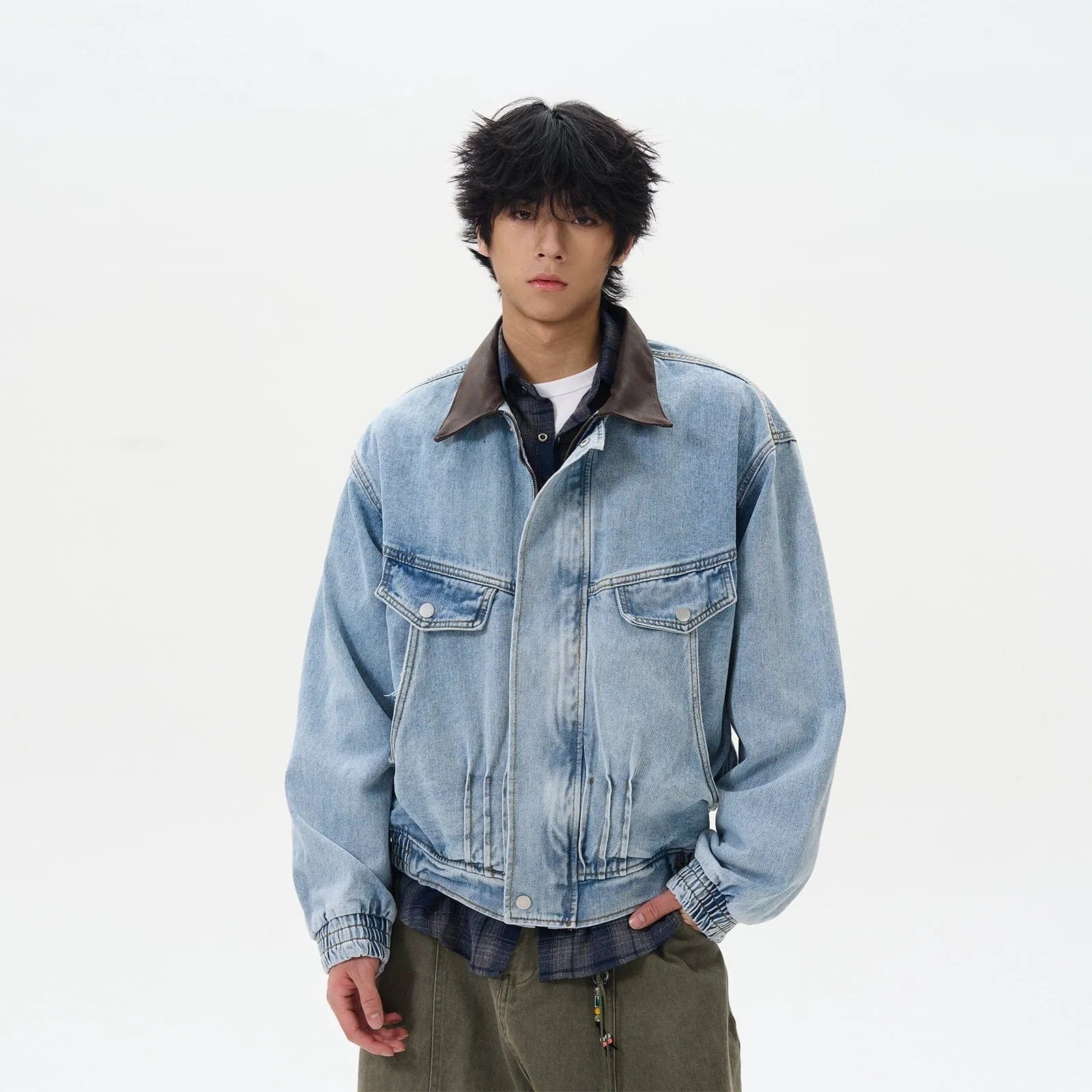 BLUE DENIM WORKWEAR JACKET