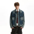 WASHED CROPPED DENIM JACKET