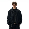 K2 BLACK LEATHER JACKET