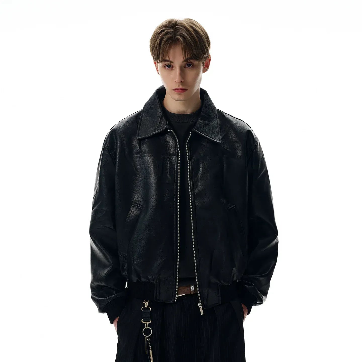K2 BLACK LEATHER JACKET