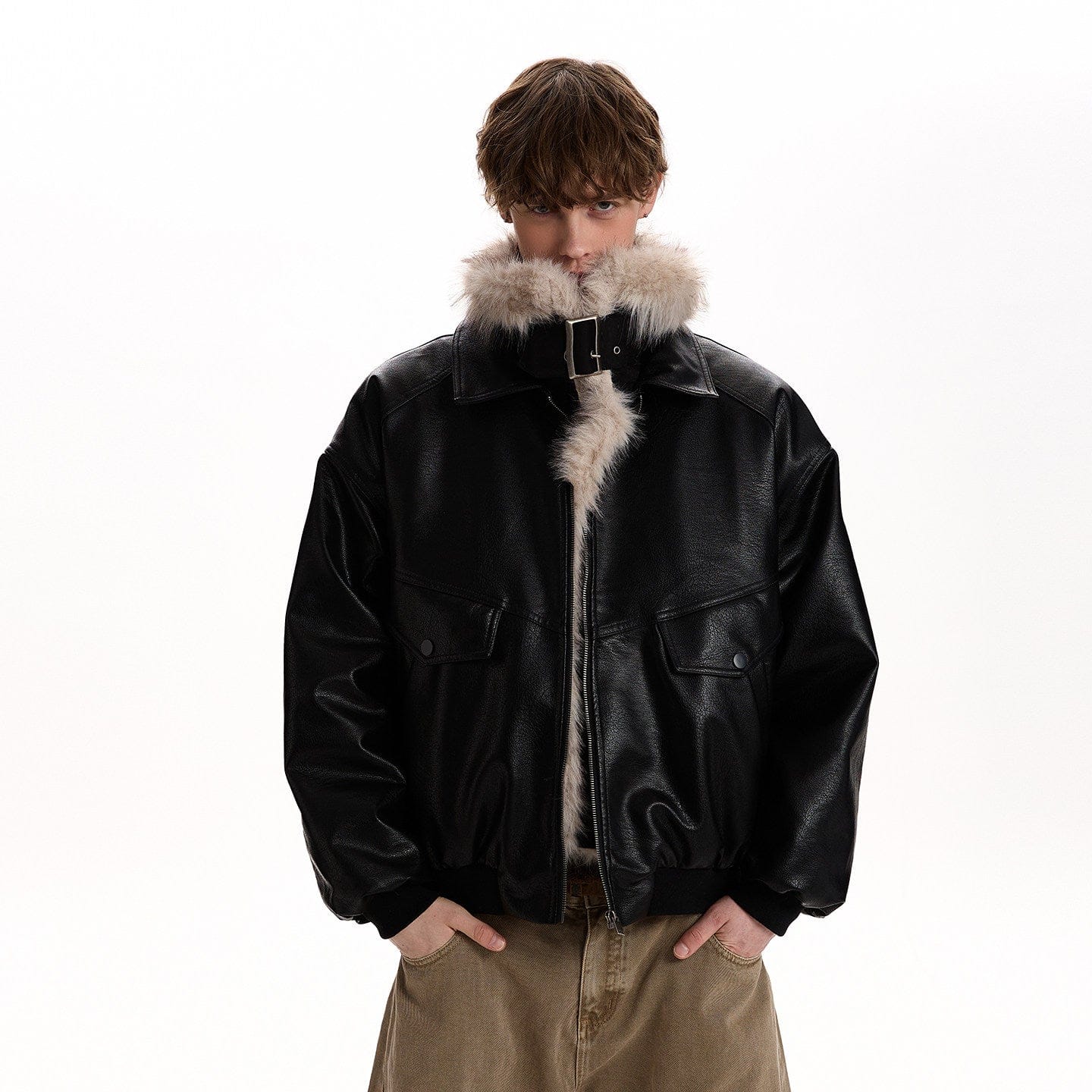 MOUNTAIN WOLF LEATHER JACKET