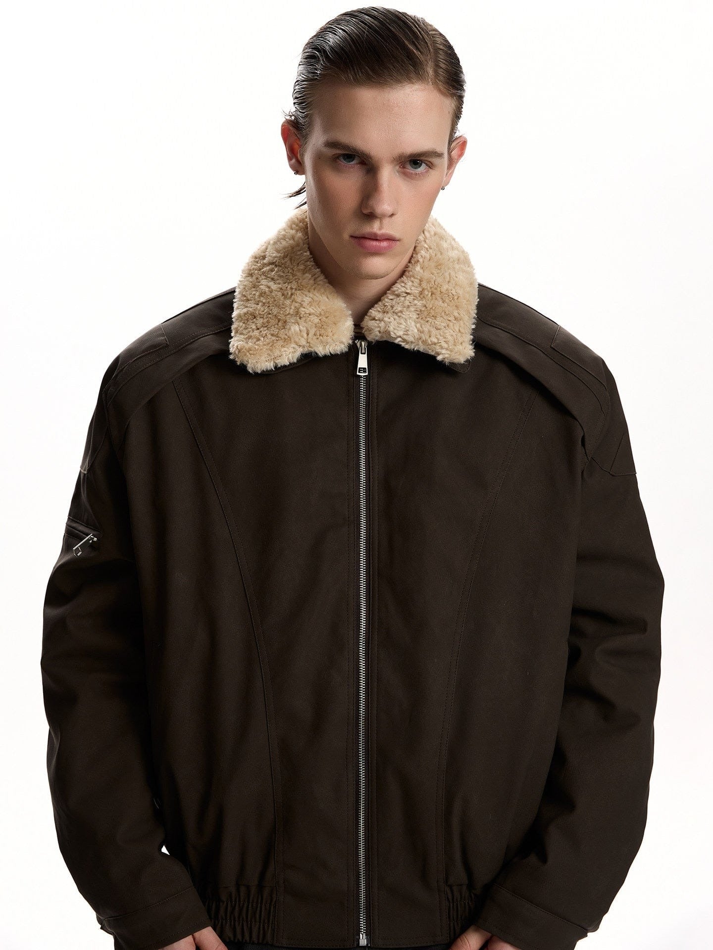 SILHOUETTE FUR COLLAR JACKET