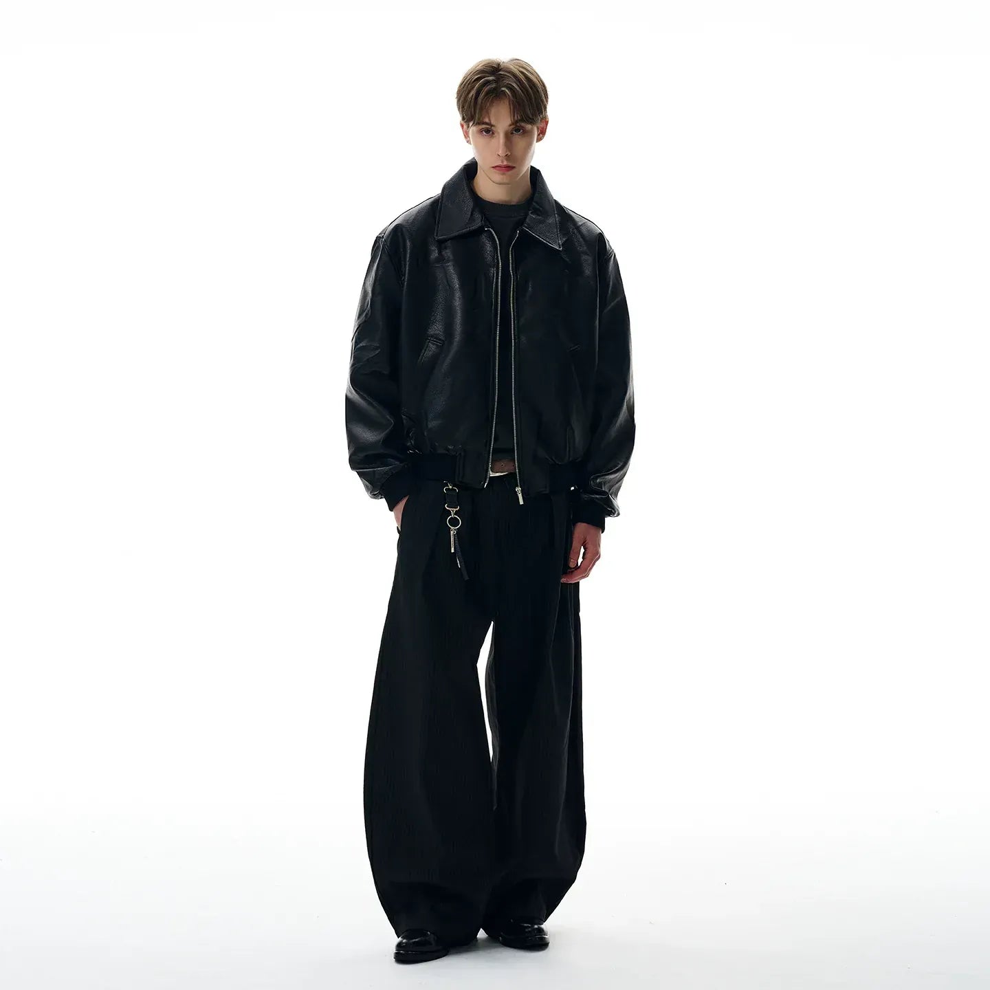 K2 BLACK LEATHER JACKET