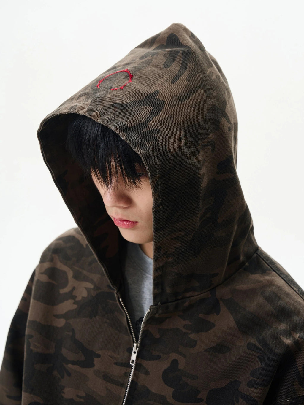 CAMO ZIP HOODIE