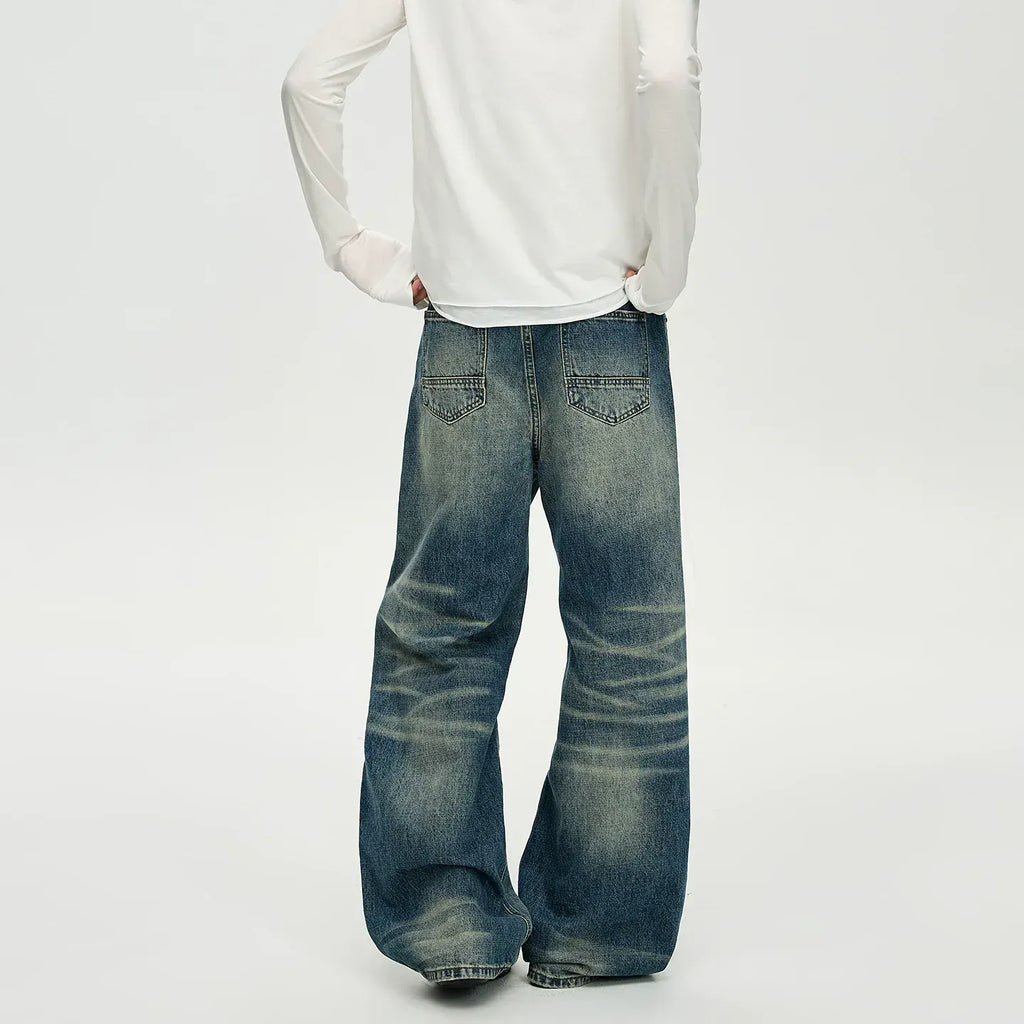 RODEO WASHED DENIM JEANS